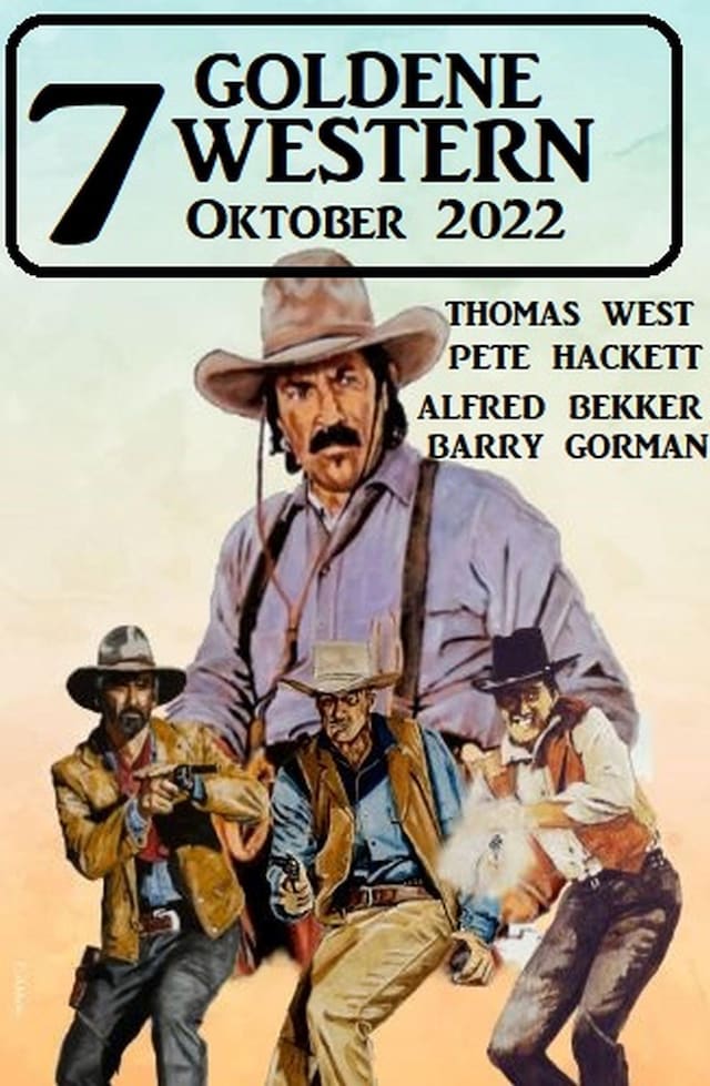 Buchcover für 7 Goldene Western Oktober 2022