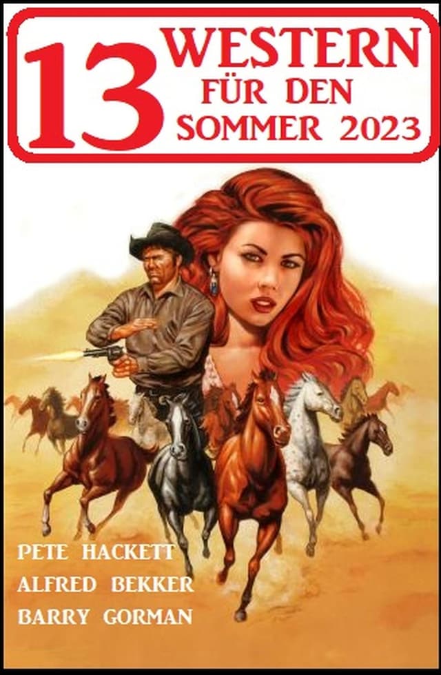 Book cover for 13 Western für den Sommer 2023