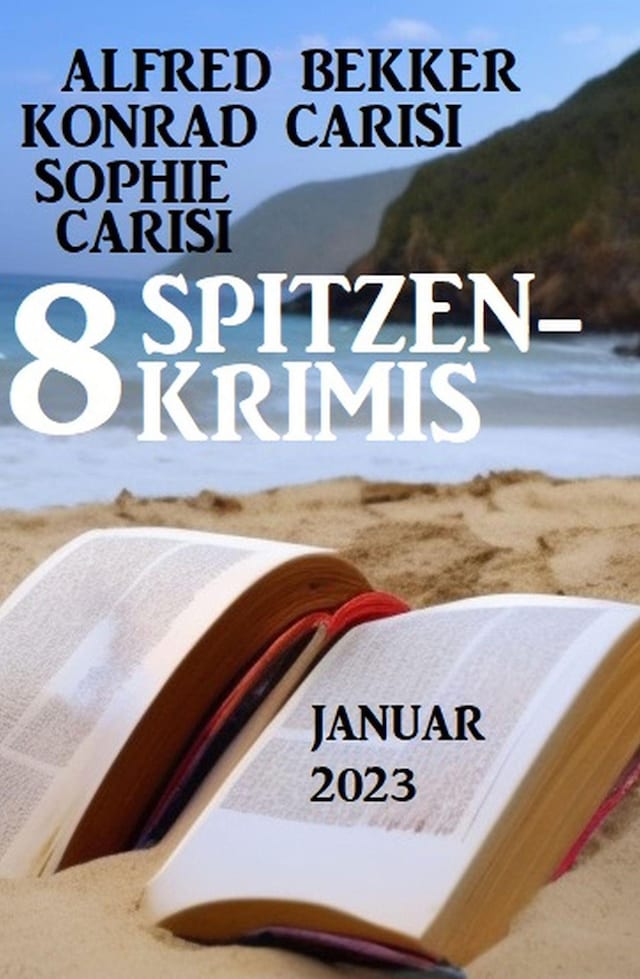 Copertina del libro per 8 Spitzenkrimis Januar 2023