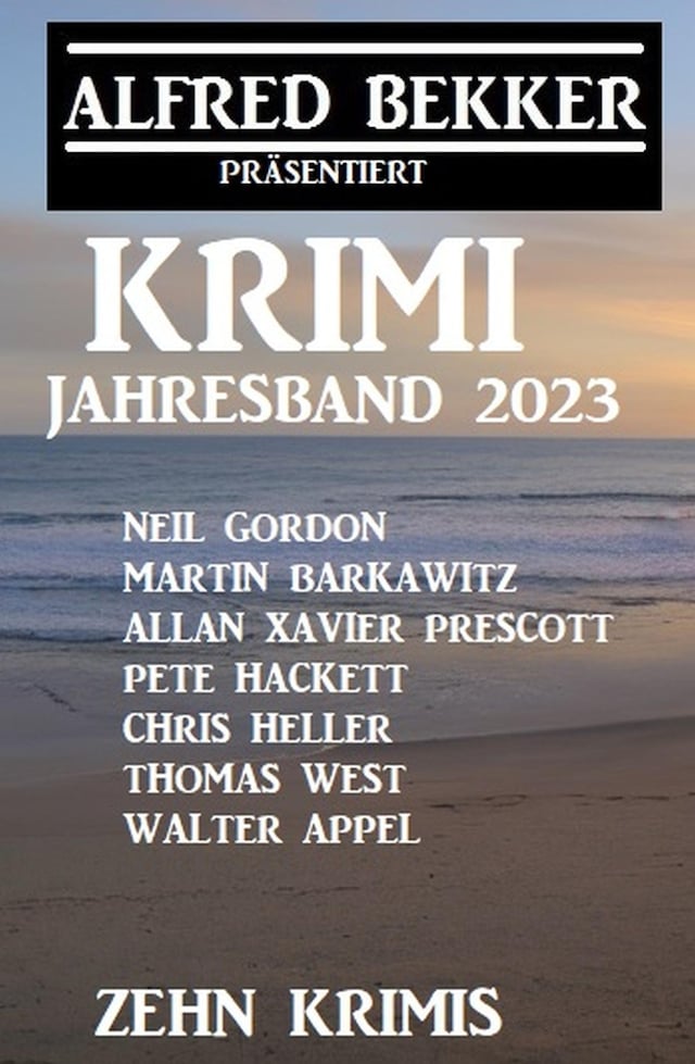 Kirjankansi teokselle Krimi Jahresband 2023: Zehn Krimis