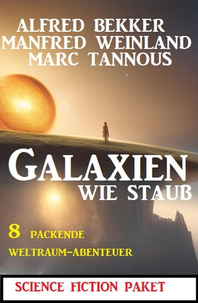 Buchcover für Galaxien wie Staub: 8 packende Weltraum-Abenteuer