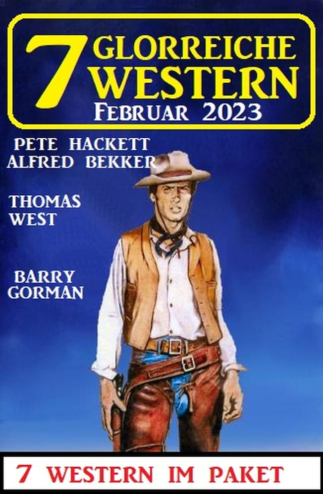 Boekomslag van 7 Glorreiche Western Februar 2023
