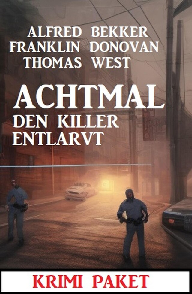 Buchcover für Achtmal den Killer entlarvt: Krimi Paket