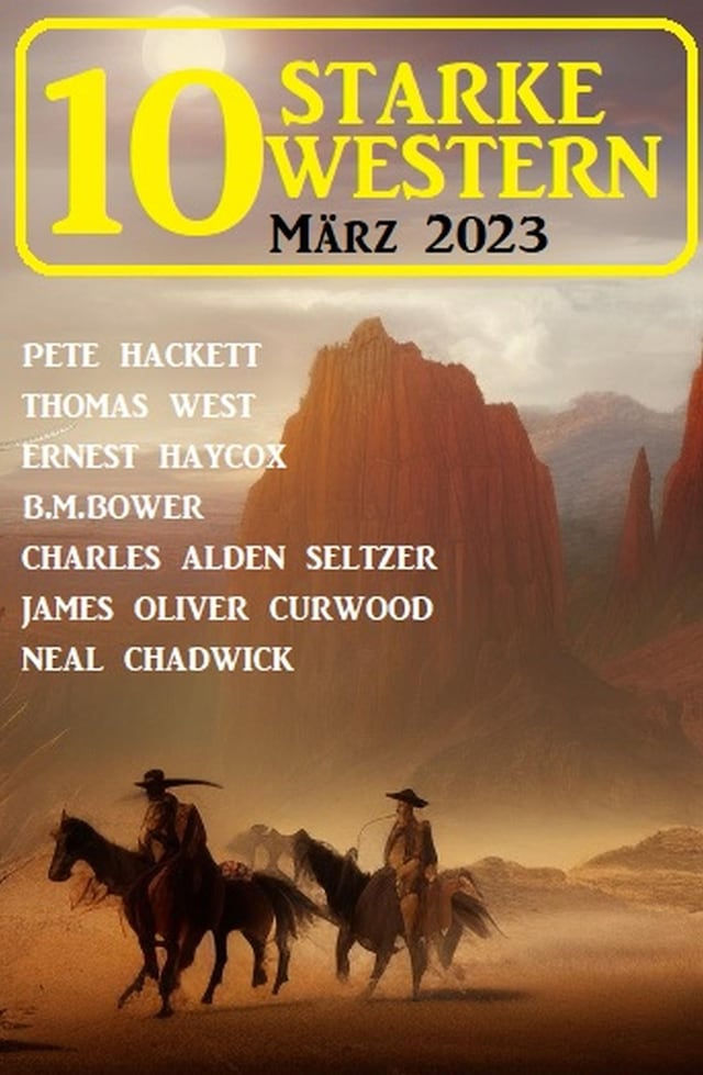 Book cover for 10 Starke Western März 2023