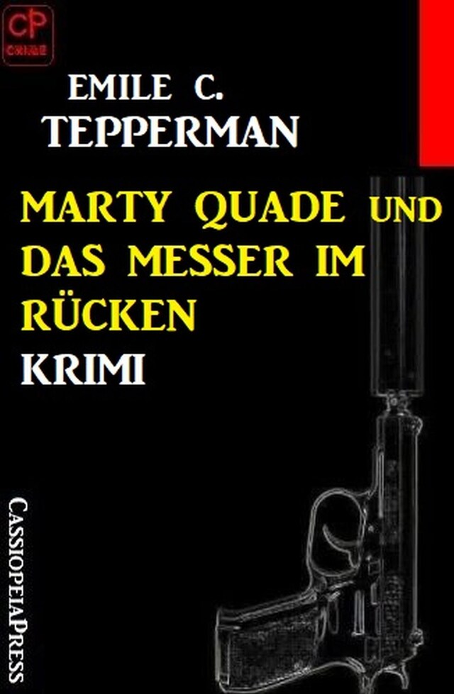Book cover for Marty Quade und das Messer im Rücken: Krimi