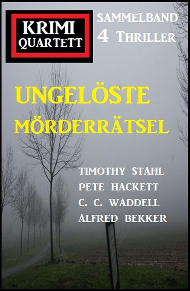 Boekomslag van Ungelöste Mörderrätsel: Krimi Quartett Sammelband 4 Romane