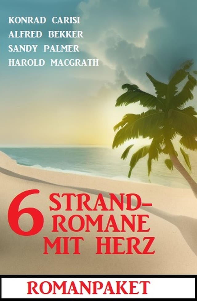 Buchcover für 6 Strandromane mit Herz: Romanpaket