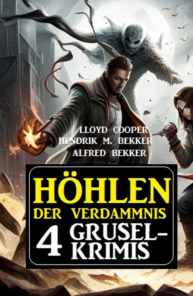 Buchcover für Höhlen der Verdammnis: 4 Gruselkrimis