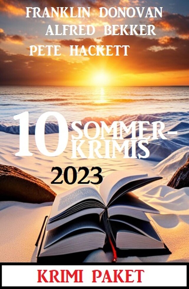 Portada de libro para 10 Sommerkrimis 2023: Krimi Paket