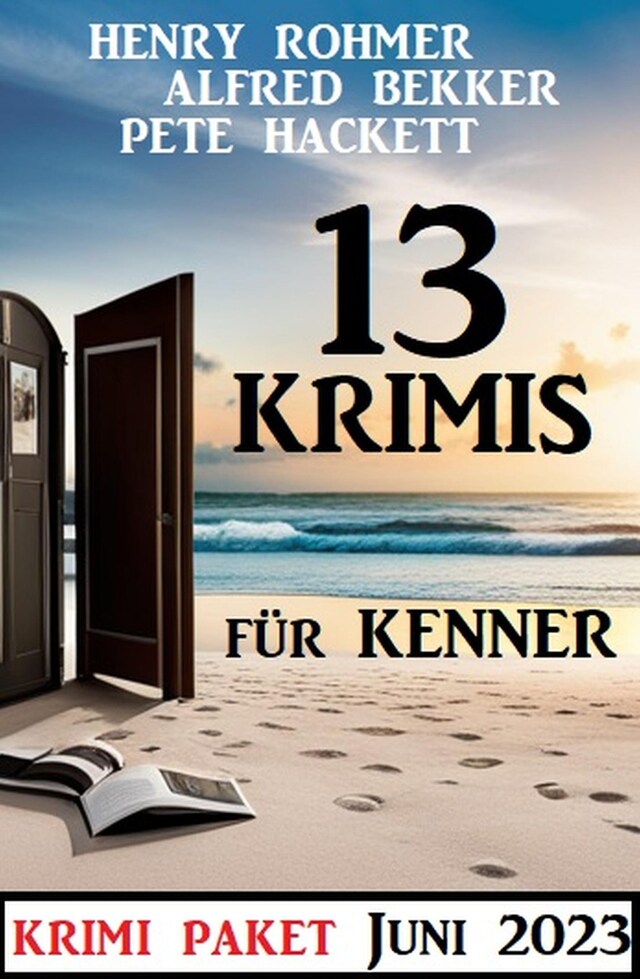 Buchcover für 13 Krimis für Kenner Juni 2023: Krimi Paket