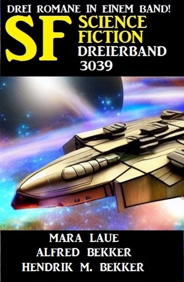 Kirjankansi teokselle Science Fiction Dreierband 3039