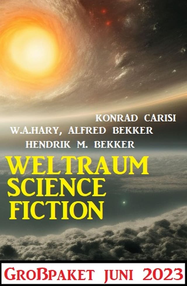 Buchcover für Weltraum Science Fiction Großpaket Juni 2023