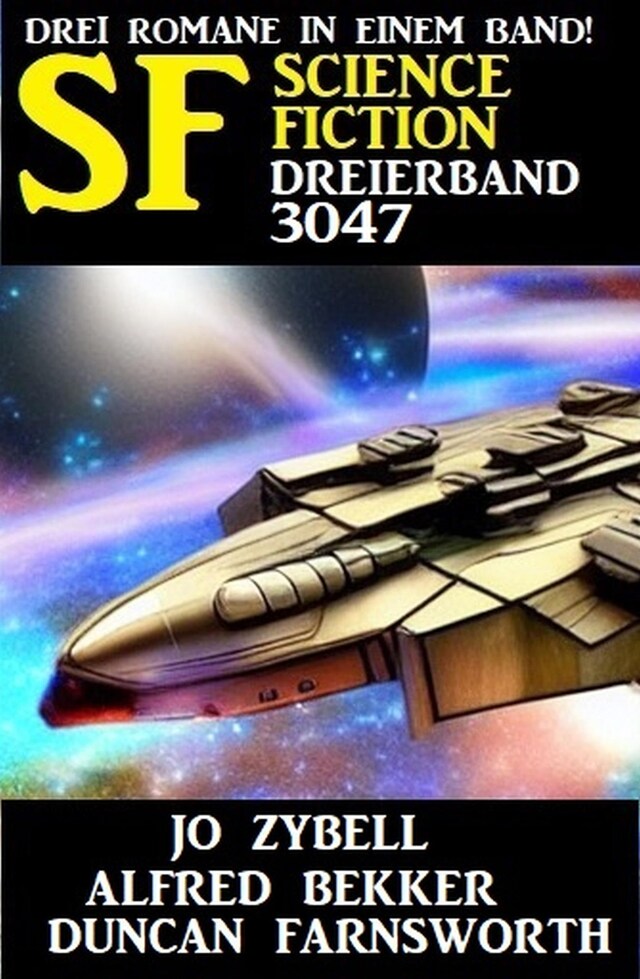 Buchcover für Science Fiction Dreierband 3047