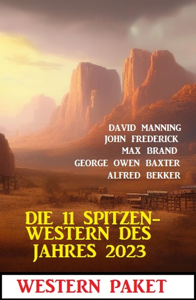 Kirjankansi teokselle Die 11 Spitzen-Western des Jahres 2023