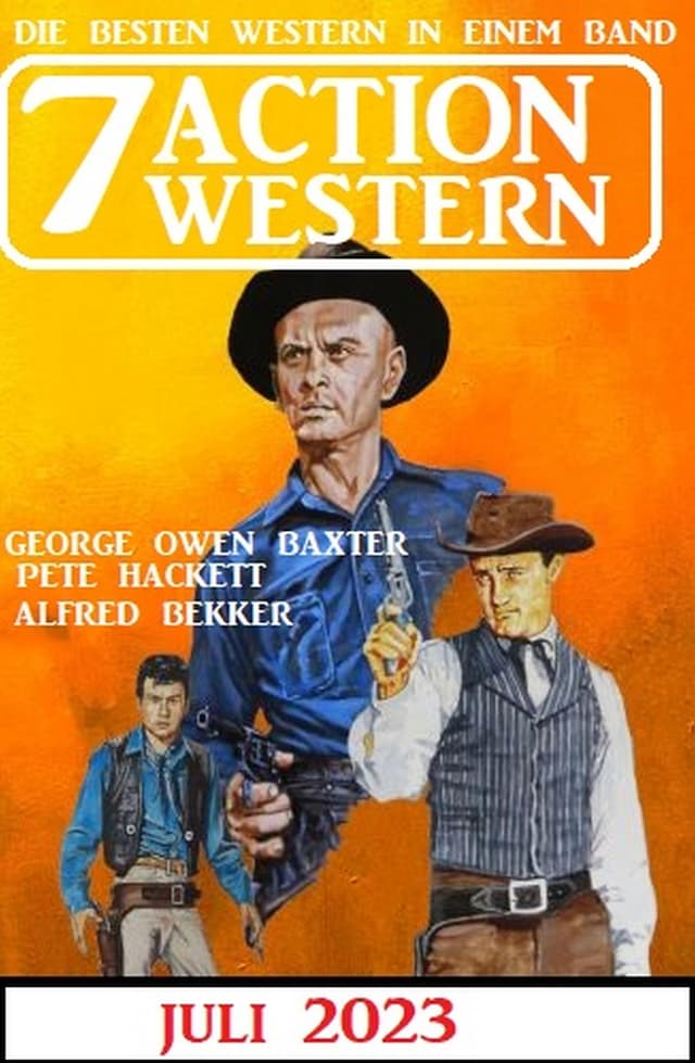 Buchcover für 7 Action Western Juli 2023