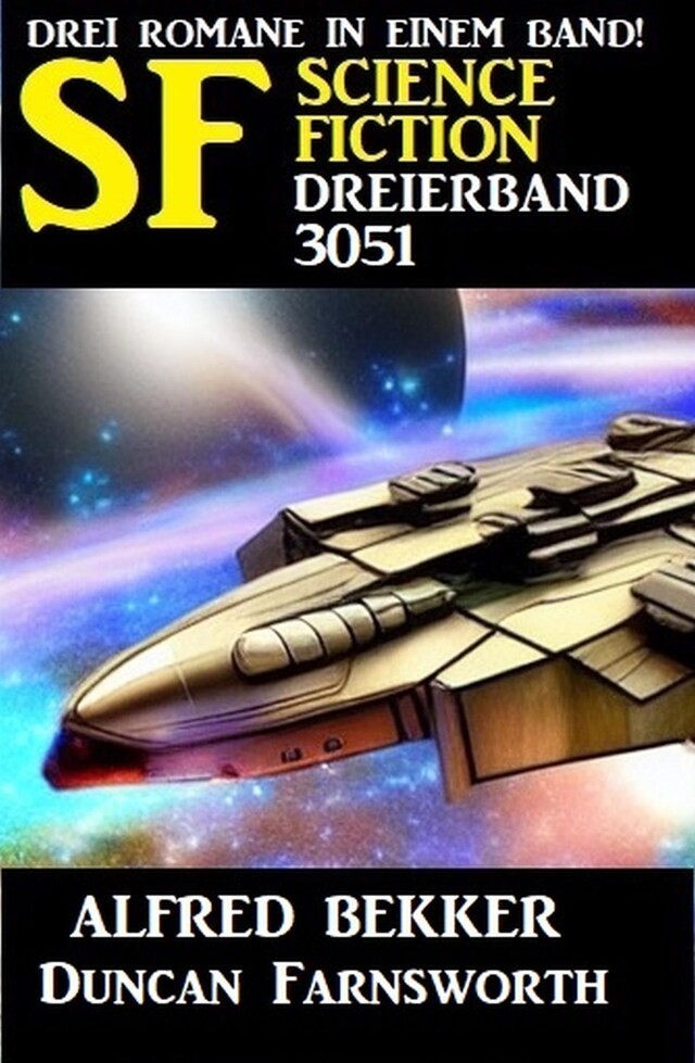 Buchcover für Science Fiction Dreierband 3051