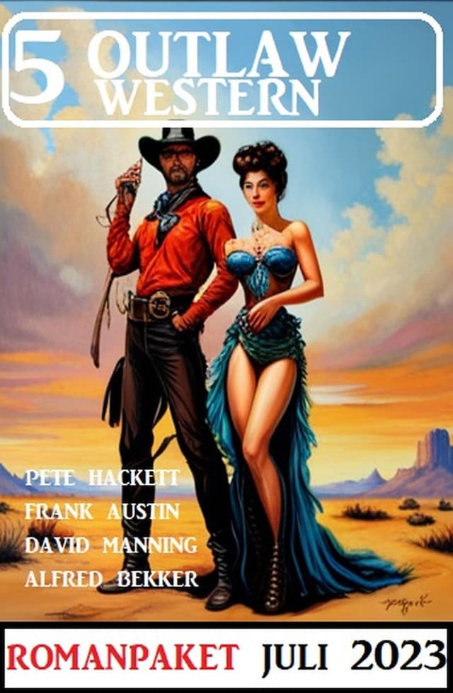 Book cover for 5 Outlaw Western Juli 2023