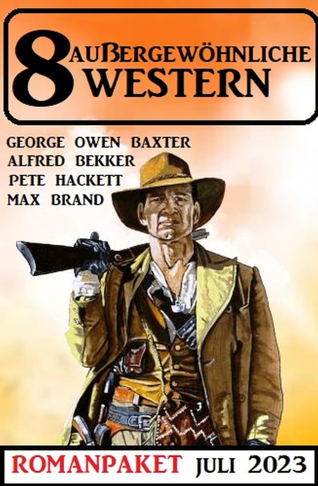 Buchcover für 8 Außergewöhnliche Western Juli 2023