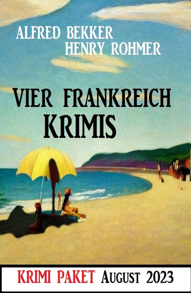 Book cover for Vier Frankreich Krimis August 2023