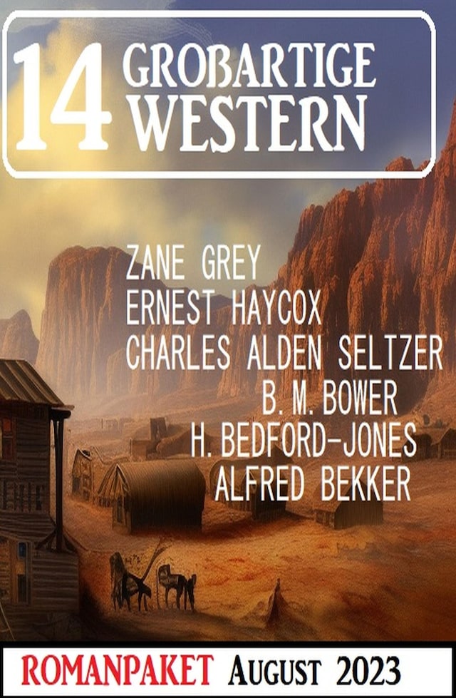 Book cover for 14 Großartige Western August 2023