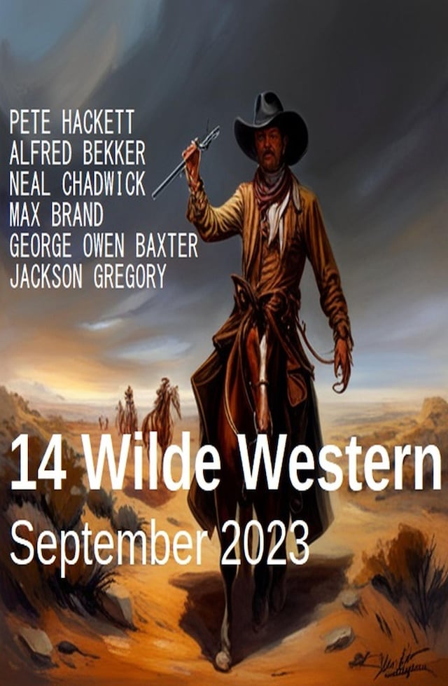 Buchcover für 14 Wilde Western September 2023