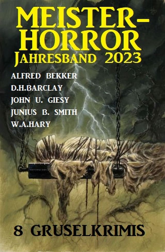 Okładka książki dla Meisterhorror Jahresband 2023: 8 Gruselkrimis