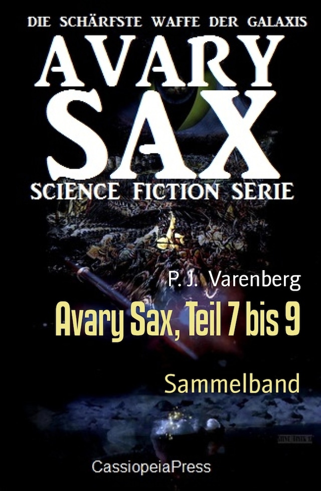 Book cover for Avary Sax, Teil 7 bis 9