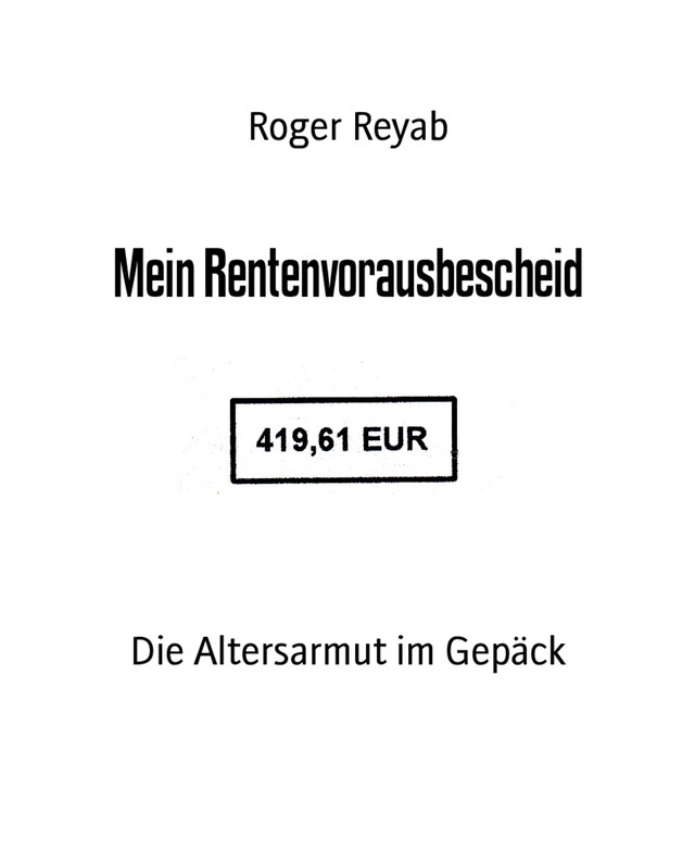 Boekomslag van Mein Rentenvorausbescheid