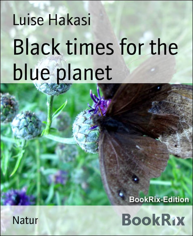 Buchcover für Black times for the blue planet