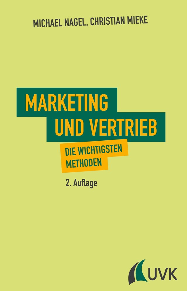 Kirjankansi teokselle Marketing und Vertrieb