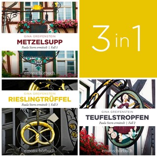 Zwischen Knödel und KTU - deftige Krimis aus der Pfalz: Paula Stern ermittelt (Band 1-3) - Paula Stern ermittelt (Ungekürzt) als Hörbuch