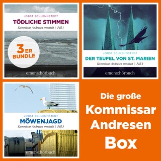 Die große Kommissar Andresen Box - Tödliche Stimmen, Der Teufel von St. Marien, Möwenjagd - Kommissar Andresen (Ungekürzt) als Hörbuch