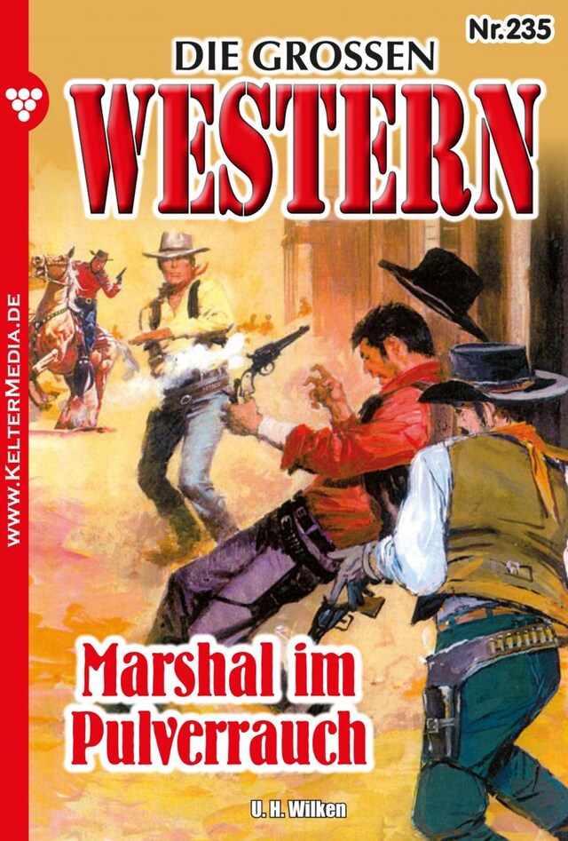 Couverture de livre pour Marshal im Pulverrauch