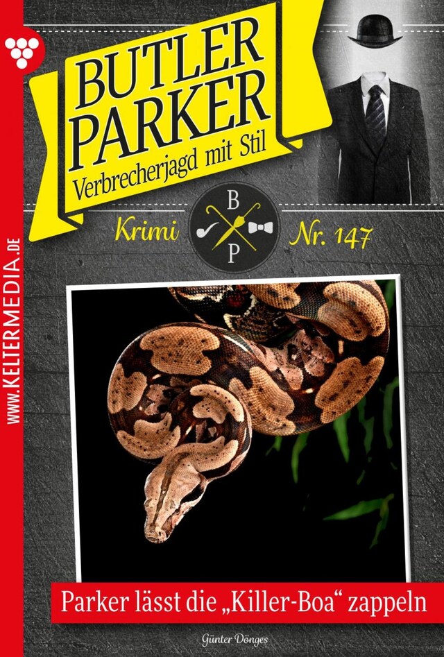 Buchcover für Parker lässt die Killer-Boa zappeln