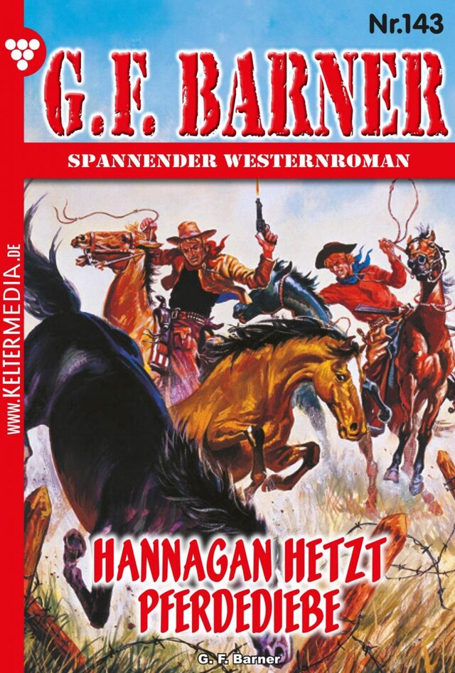 Copertina del libro per Hannagan hetzt Pferdediebe