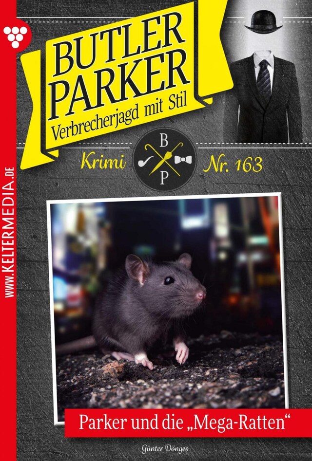 Kirjankansi teokselle Parker und die "Mega-Ratten"