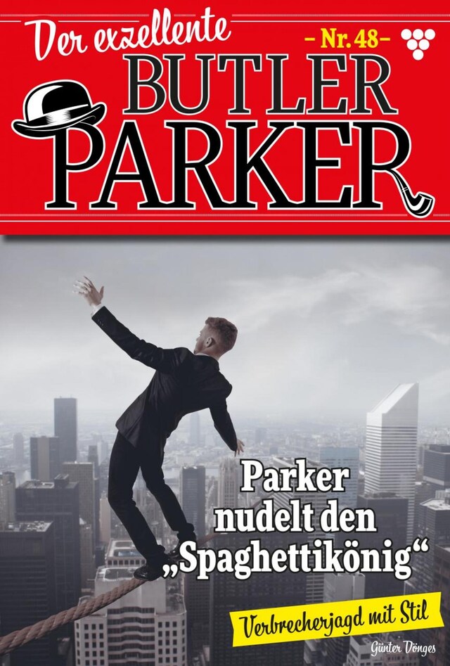 Couverture de livre pour Parker nudelt den Spagettikönig