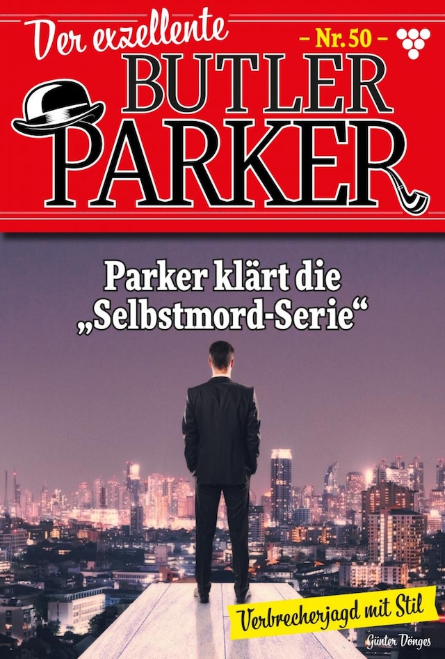 Kirjankansi teokselle Parker klärt die "Selbstmord-Serie"