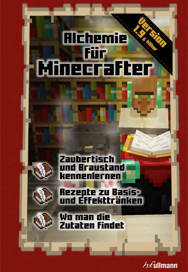 Buchcover für Alchemie für Minecrafter