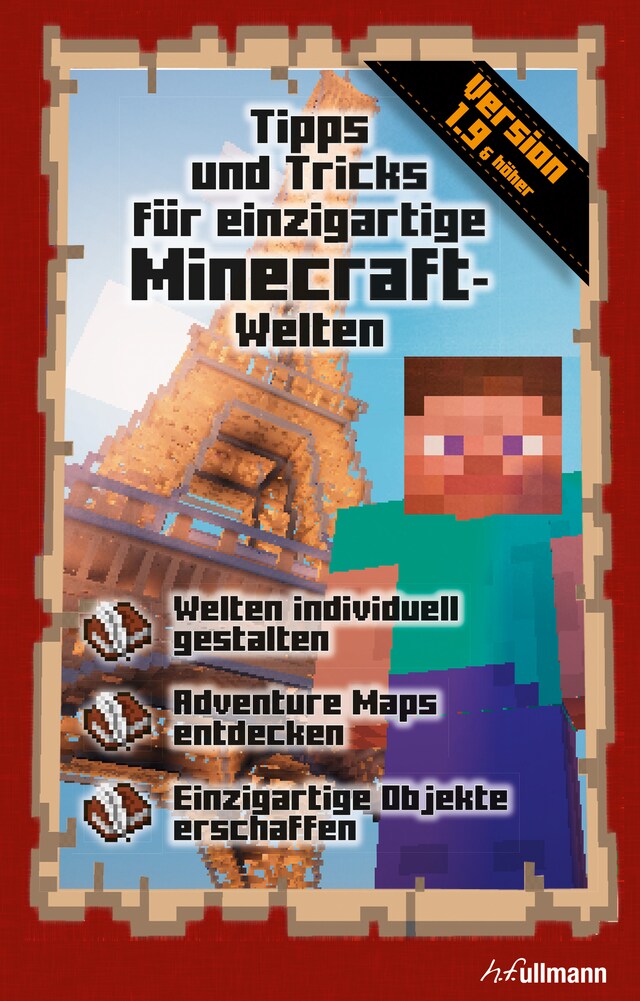 Buchcover für Tipps und Tricks für einzigartige Minecraft-Welten