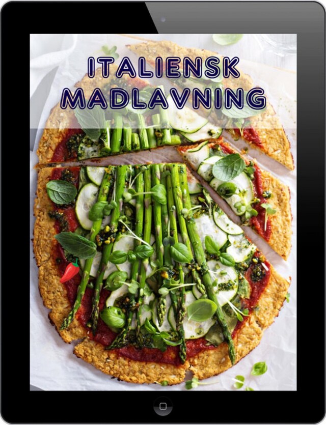 Kirjankansi teokselle Italiensk Madlavning