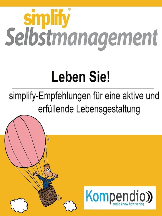 Book cover for simplify Selbstmanagement