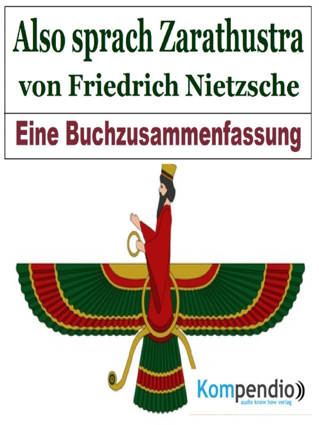 Kirjankansi teokselle Also sprach Zarathustra von Friedrich Nietzsche