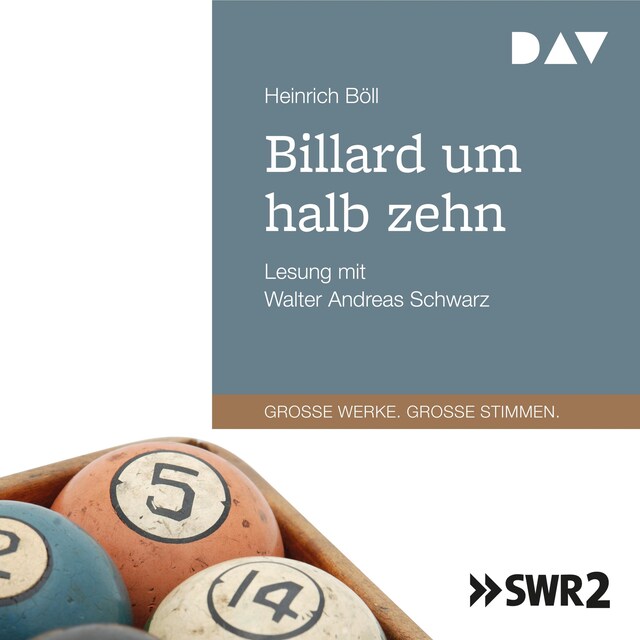 Buchcover für Billard um halb zehn