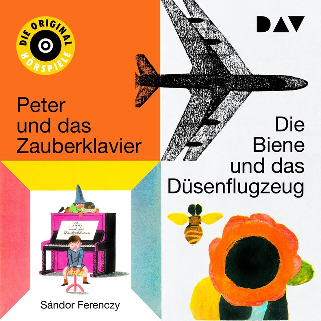 Buchcover für Die Biene und das Düsenflugzeug I & II/ Peter und das Zauberklavier I & II