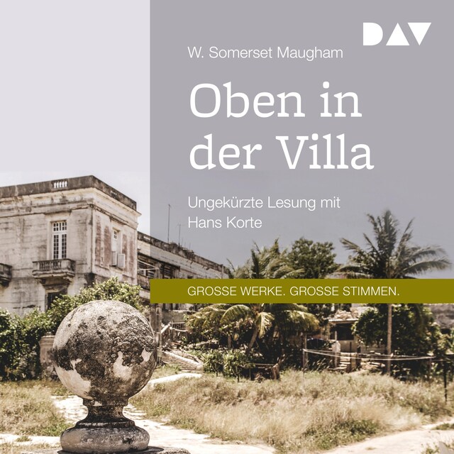 Buchcover für Oben in der Villa