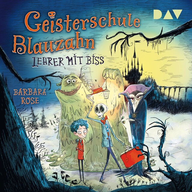 Buchcover für Geisterschule Blauzahn – Teil 1: Lehrer mit Biss