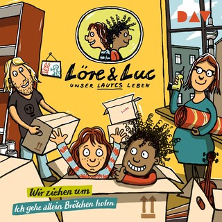 Löre & Luc – Unser lautes Leben (1). Folge 1: Wir ziehen um / Folge 2: Ich gehe allein Brötchen holen als Hörbuch