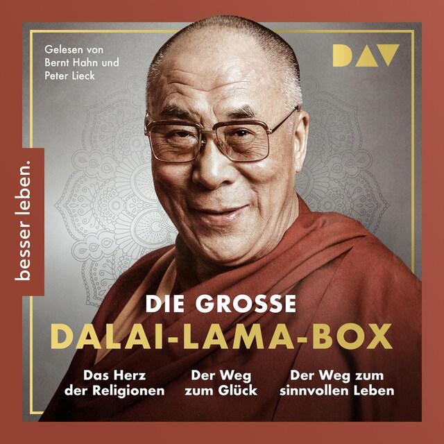 Buchcover für Die große Dalai-Lama-Box (Das Herz der Religionen, Der Weg zum Glück, Der Weg zum sinnvollen Leben)