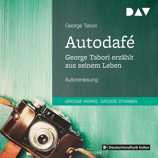 Buchcover für Autodafé. George Tabori erzählt aus seinem Leben